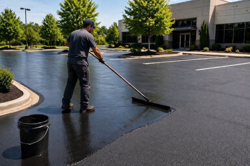Church Parking Lot Sealcoating in Columbus, OH
