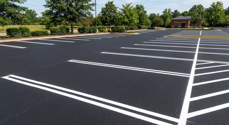 Church Parking Lot Striping in Alpharetta, GA