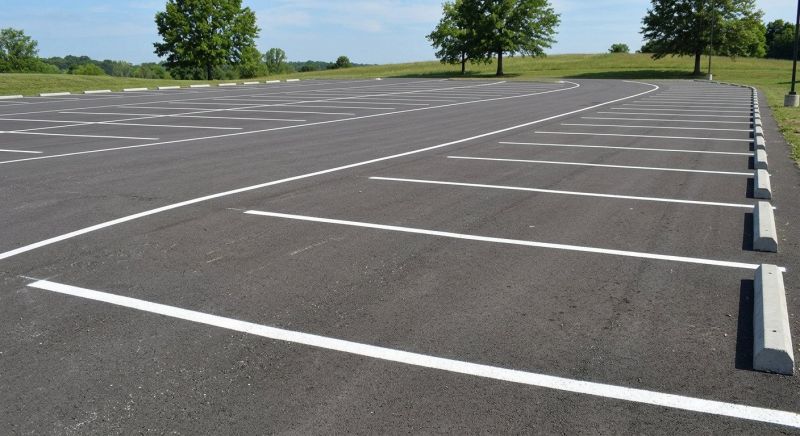 Concrete Parking Lot Striping in Suwanee, GA