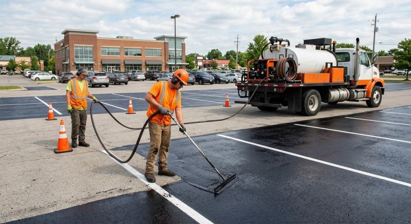 Parking Lot Sealcoating in Miami Dade County, FL