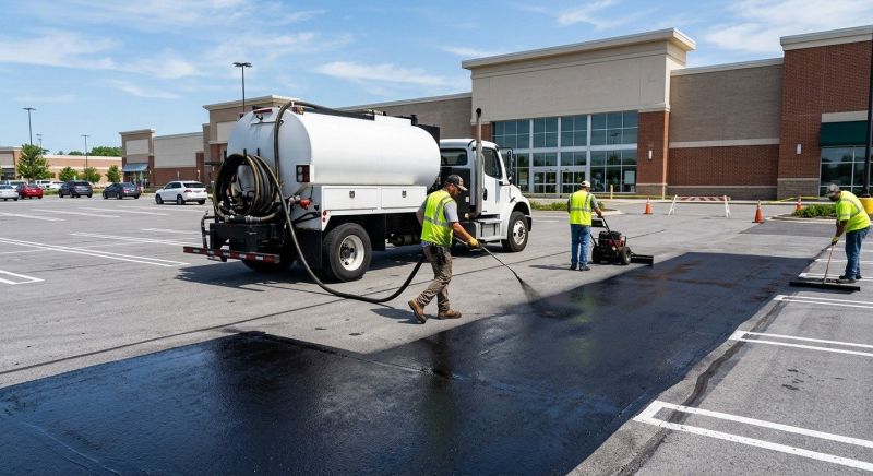 Parking Lot Sealcoating in Columbus, OH
