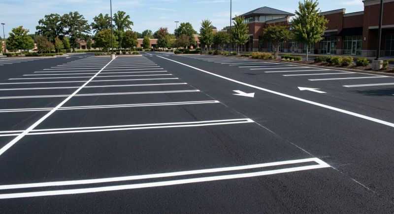 Parking Space Marking in Suwanee, GA