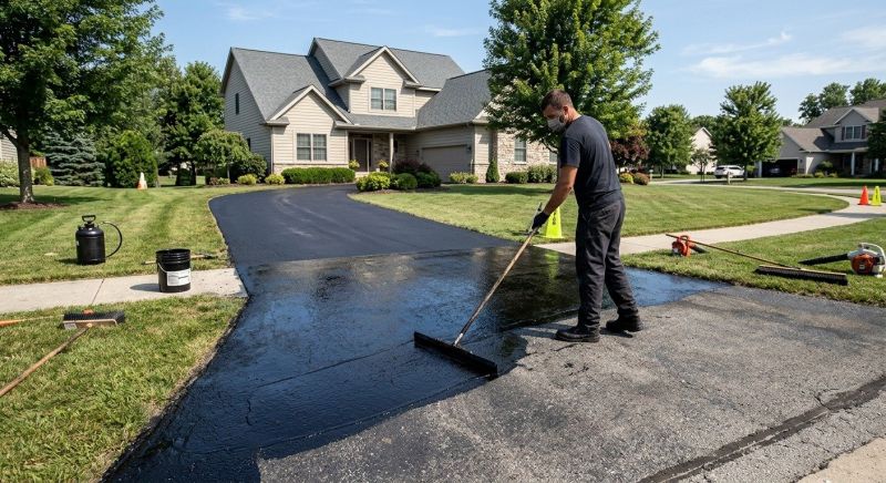 Residential Driveway Sealcoating in Greenville, SC