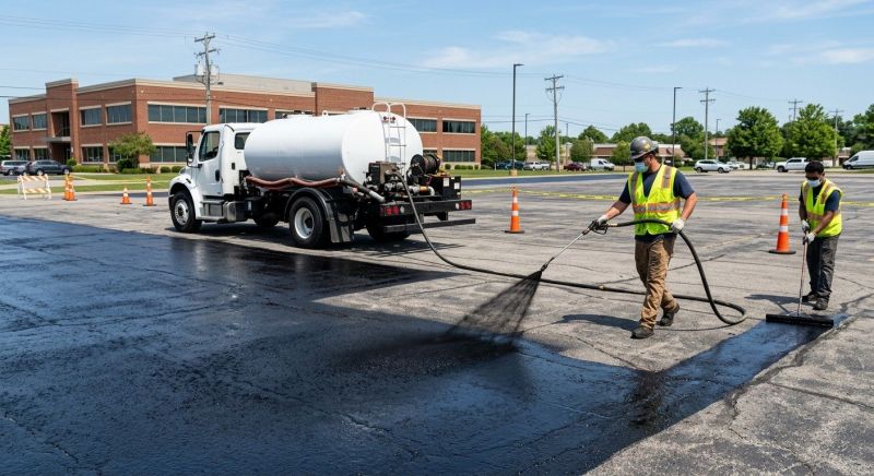Commercial Parking Lot Sealing in Tampa, FL