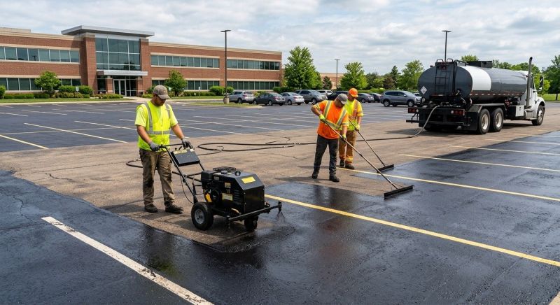 Commercial Pavement Sealing in Columbus, OH